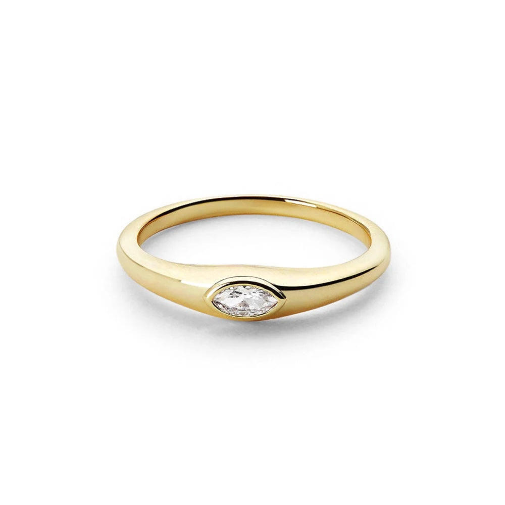 Maddi Crystal Eye Ring