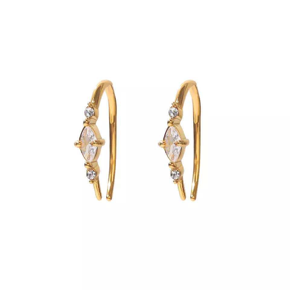 Diana mini threader earrings